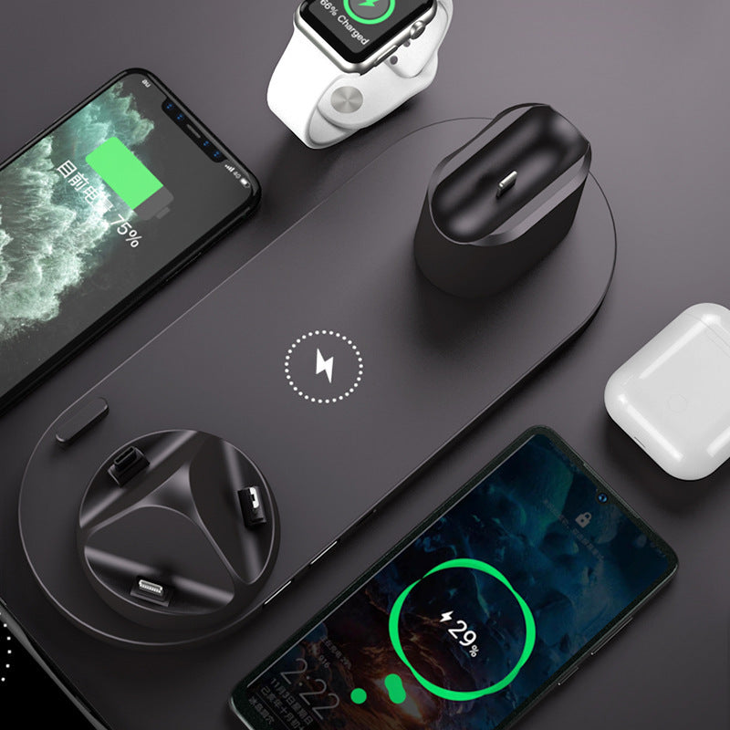 6-in-1 Wireless Charging Station for iPhone & Watch