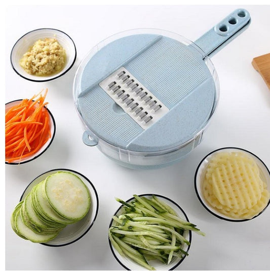 Multi-Function Mandoline Slicer with Strainer