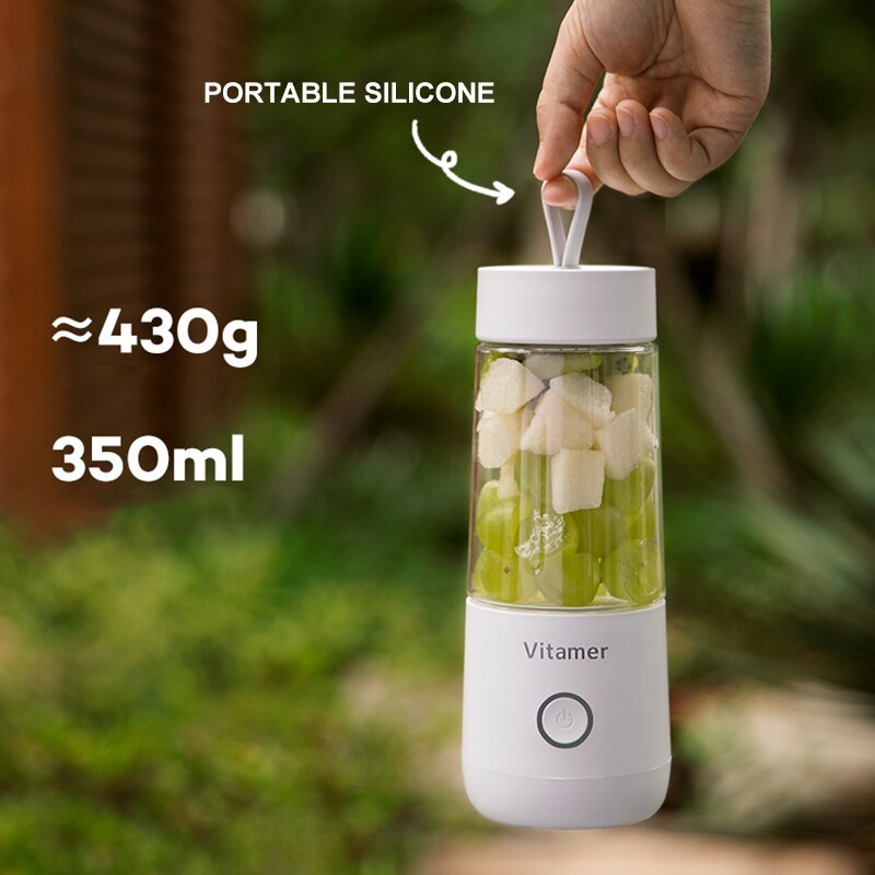 Electric Mini Blender Bottle – Slushy & Juice Cup