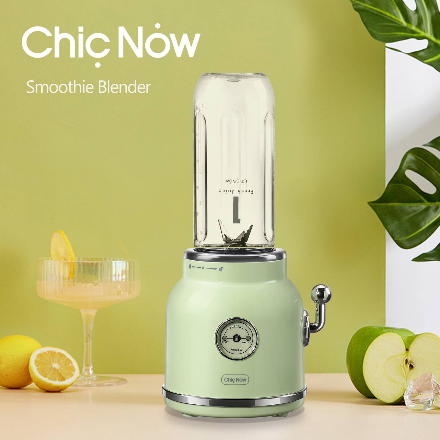 Personal Blender Maker For Shakes And Smoothies With 20.3 Oz Travel Cup And Lid