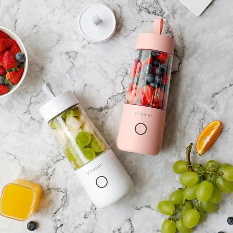Electric Mini Blender Bottle – Slushy & Juice Cup