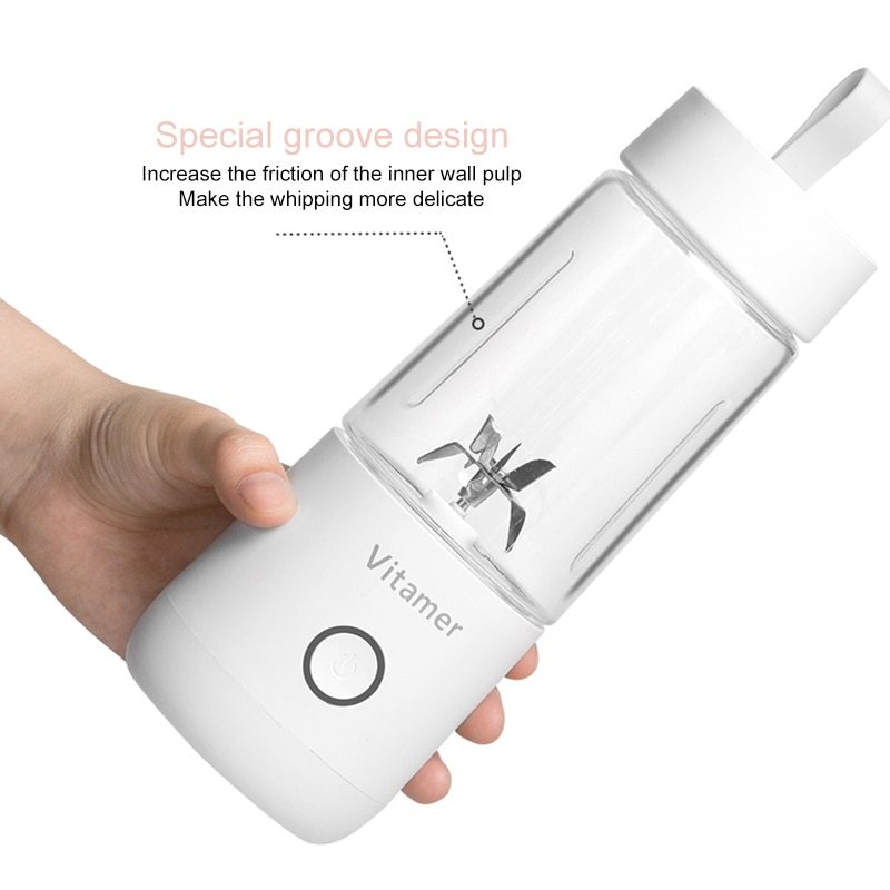 Electric Mini Blender Bottle – Slushy & Juice Cup