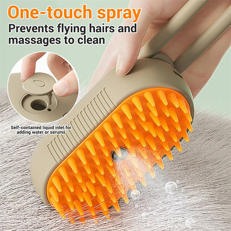 3-in-1 Electric Steam Pet Brush™