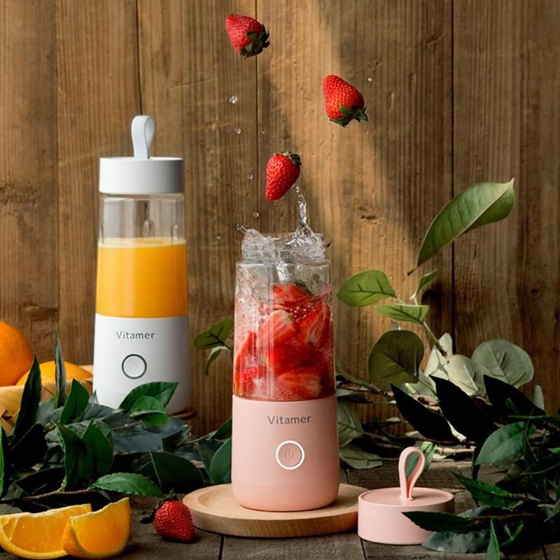 Electric Mini Blender Bottle – Slushy & Juice Cup