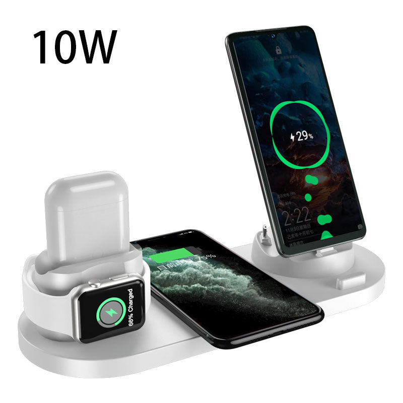 6-in-1 Wireless Charging Station for iPhone & Watch