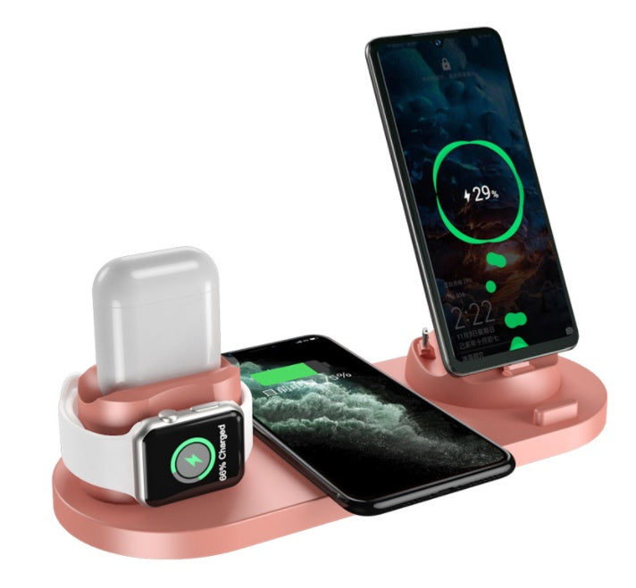 6-in-1 Wireless Charging Station for iPhone & Watch