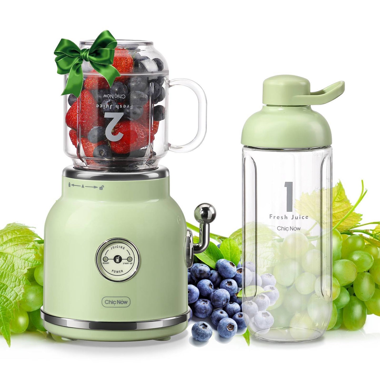 Personal Blender Maker For Shakes And Smoothies With 20.3 Oz Travel Cup And Lid