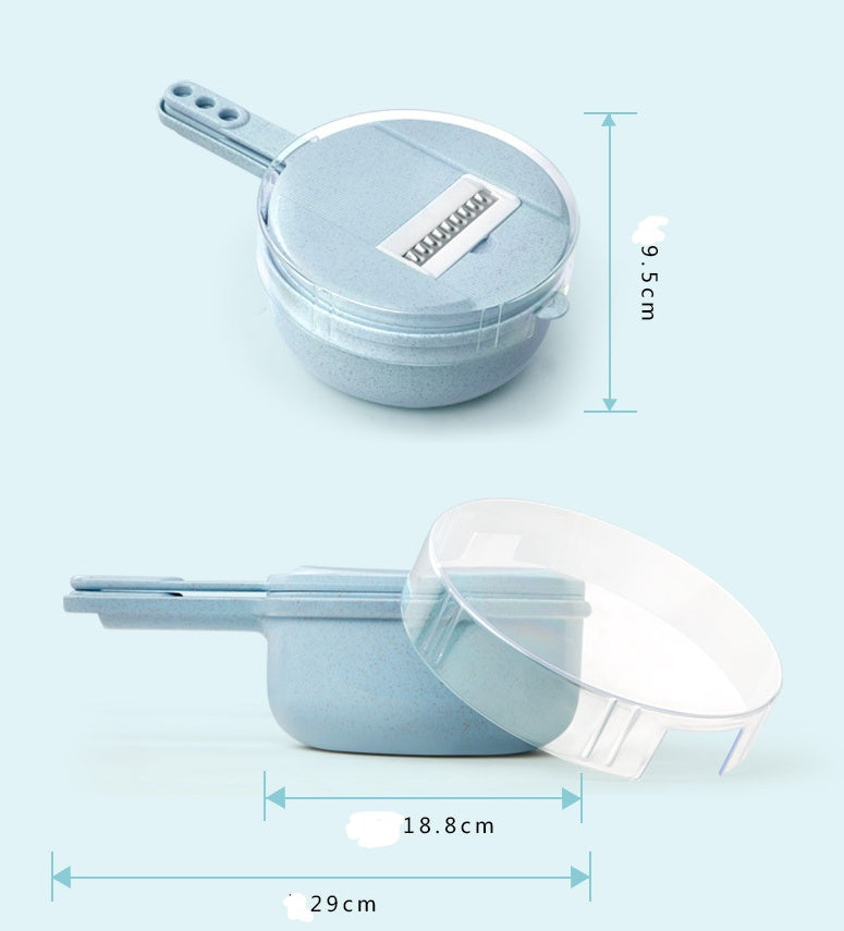 Multi-Function Mandoline Slicer with Strainer