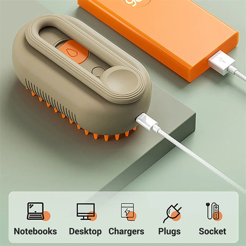 3-in-1 Electric Steam Pet Brush™