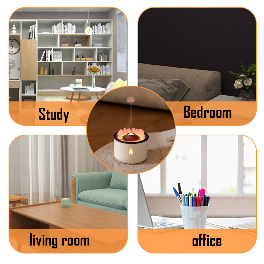 Volcano Flame Aroma Diffuser & Humidifier