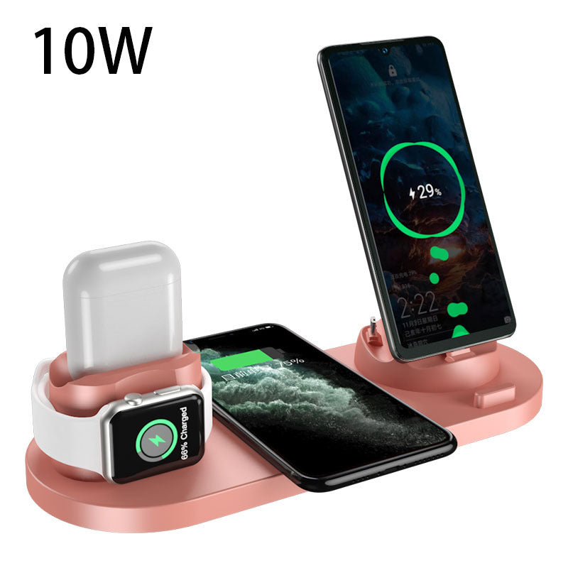 6-in-1 Wireless Charging Station for iPhone & Watch