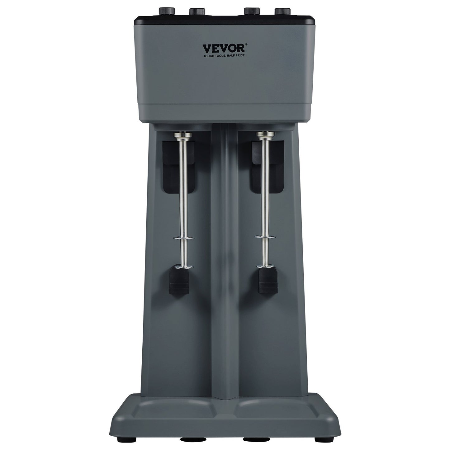 VEVOR Milkshake Maker, 375W X 2 Electric Milkshake Machine, Double Heads Drink Mixer Blender Machine, 3-Speed Milkshake Mixer With 2 X 820 Ml Stainless Steel Cups, For Commercial And Home