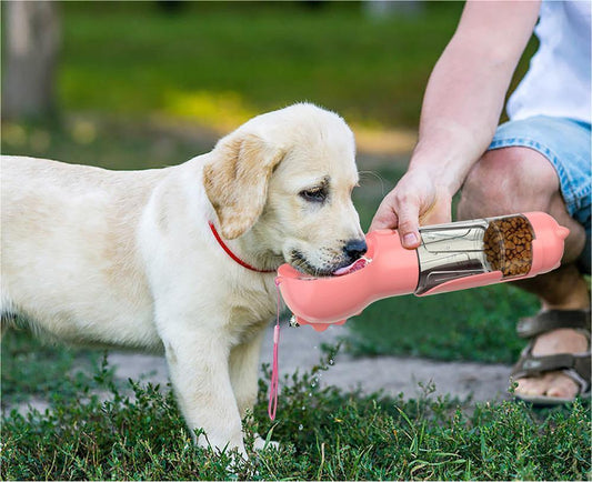 3-in-1 Portable Dog Water Bottle & Feeder™
