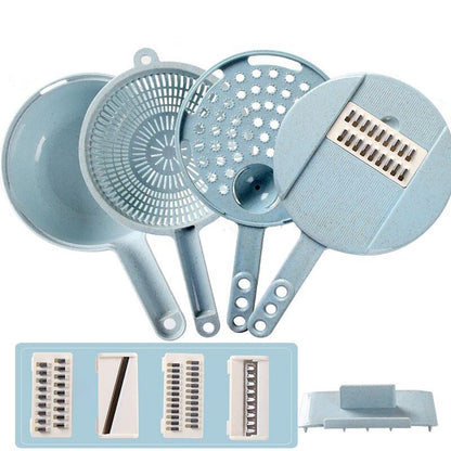 Multi-Function Mandoline Slicer with Strainer