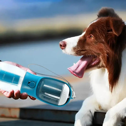 3 -in-1 Dog Water Bottle & Feeder – For Travel & Walks™