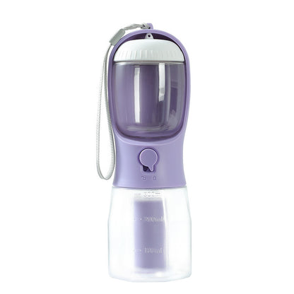 3 -in-1 Dog Water Bottle & Feeder – For Travel & Walks™