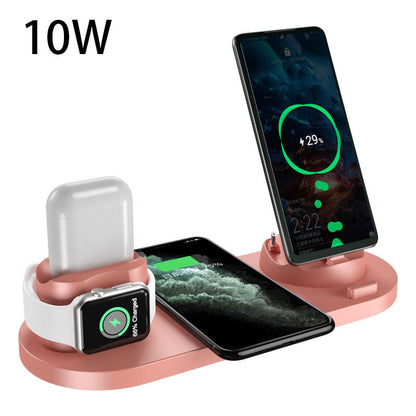 6-in-1 Wireless Charging Station for iPhone & Watch