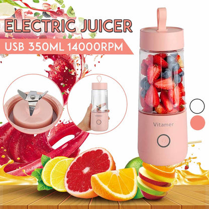 Electric Mini Blender Bottle – Slushy & Juice Cup