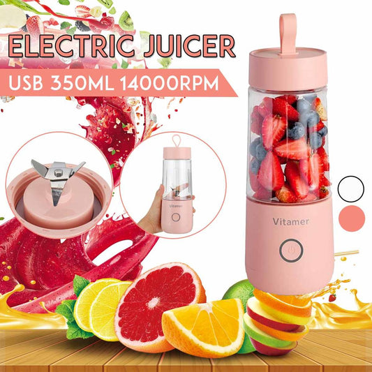 Electric Mini Blender Bottle – Slushy & Juice Cup