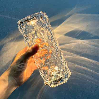 Nordic Crystal USB Touch Table Lamp